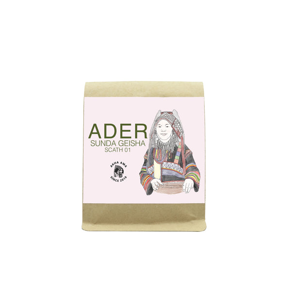 ADER SUNDA GEISHA (SCATH01)  " Washed " ( Light Roast คั่วอ่อน )